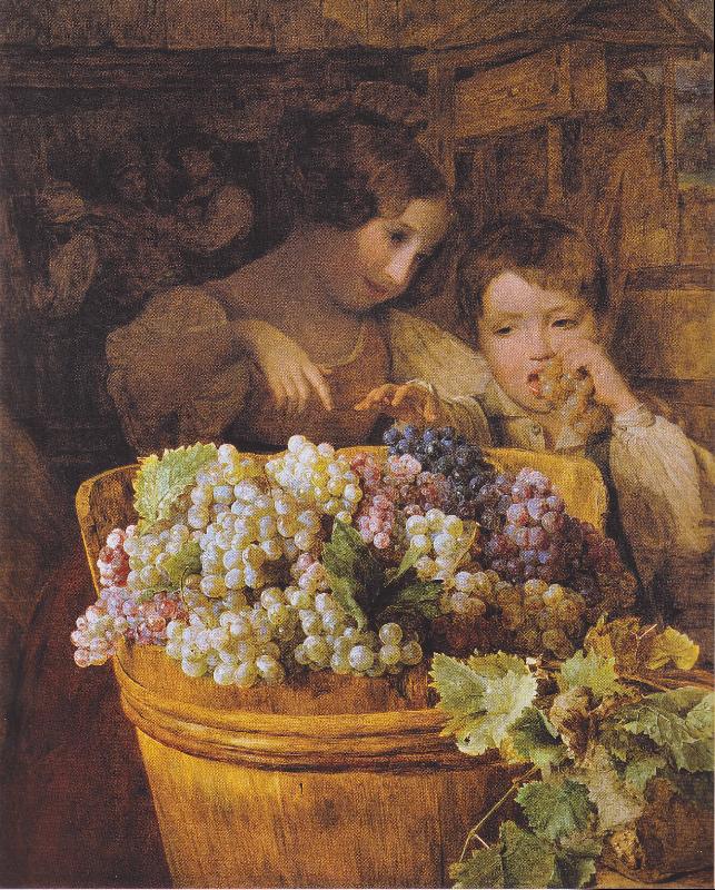 Ferdinand Georg Waldmuller Children in the press house